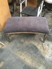 111.1 - Purple Rounded Upholstered Bench