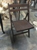 103.10 - Wooden folding chair dark brown 