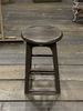 106.4 - Dark wood stool