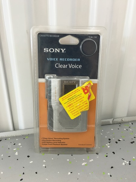 Sony Clear Voice Tape Recorder