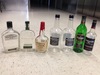 Set of Whiskey Bottles