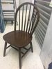 101.6 - Dark stained wooden chair
