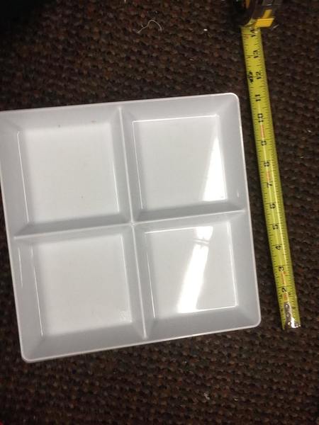 Plastic Four Section Plate