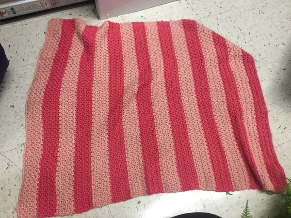 Shades of Pink Knit Blanket