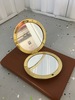 Gold compact mirror