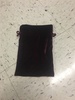 Small purple velvet drawstring bag