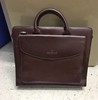 Brown leather briefcase