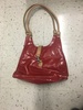 Red pleather handbag 