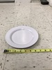 White plastic plate