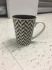 Zig-zag pattern mug