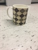 Argyle pattern mug