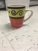 Ceramic mug with swirl design