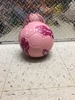 Pink soccer ball