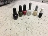 set of nail polishes