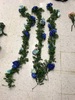 Blue flower garlands