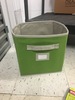 Green fabric drawer