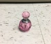 Small pink perfume bottle