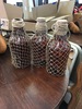 Set of (3) 1600 style rum bottles