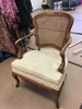 104.4 - Upholstered Cane Armchair 