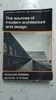 Sources of Modern Architecture Book