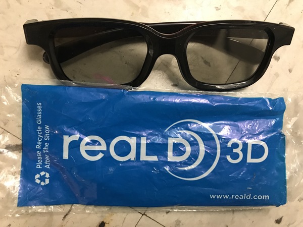 Real-D 3D glasses