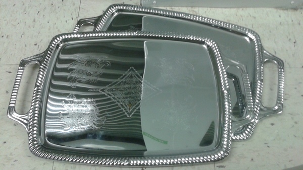 Ornate Silver Trays
