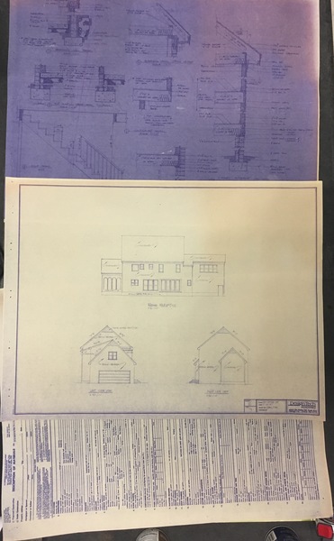 Architectural, Blue Print, Hand Drawing