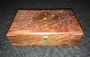 Carved Wooden Jewelry Box 