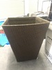 Woven paper basket