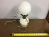 Lamp w/ Glass Ball Shade