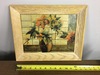 Wooden Frame w/ Flowers Painting