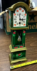 Green table clock (tall)