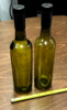 Green plastic Wine Bottles