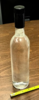 Transparent Bottle with black cap