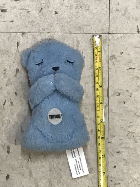 Small Blue Stuffed Bear 