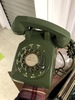 Green Rotary Telephone 