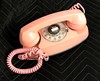 Pink Rotary Telephone