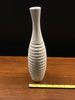 Thin White Vase with Stripes
