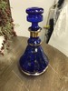 Blue and Gold Glass Vase