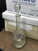 Round Clear Glass Bottle