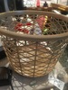Brown plastic basket