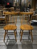 101.7 - Wood Spindle Back Chairs 
