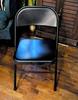 103.5 - Black metal Folding Chair 