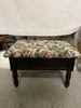 109.2 - Floral Footstool with storage