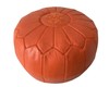 109.3 - Moroccan Orange Pouf