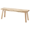 110.4 - Light Wood Ikea Bench 