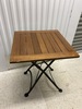 120.3 - Wood Slat Patio Folding table 